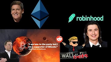 Elon vs Robinhood CEO, Elon likes BTC, Mark Cuban all in on ETH