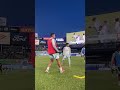 WARMING UP AT YANKEE STADIUM