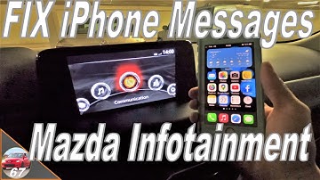Fix Mazda Connect not showing iPhone messages