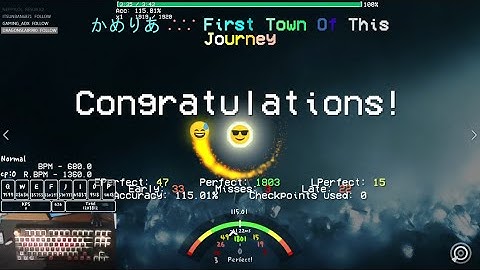 [lvl.18] [ADOFAI Custom Clear] Camellia - First Town Of This Journey (Map by Appeal, 연석이2)