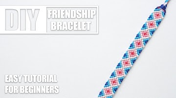Diamonds Zigzag Arrows Macrame Friendship Bracelets | Easy Tutorial for Beginner