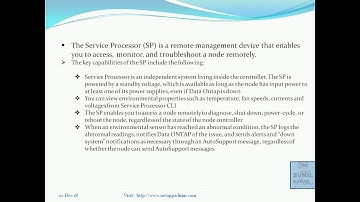 Service Processor NetApp Cmode 9.4