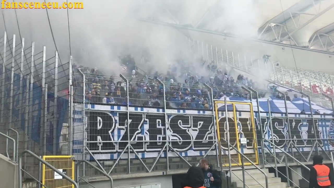 ŁKS Łódź - STAL RZESZÓW (12.03.2023) doping i piro