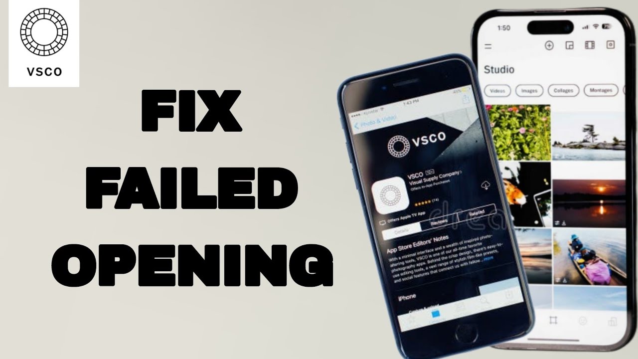 How To Fix And Solve Failed Opening On Vsco App | Final Solution - YouTube
