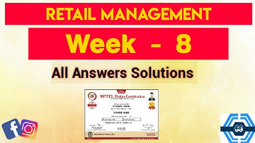 Retail Management Week 8 Quiz Assignment Solution 2023 | NPTEL 2023