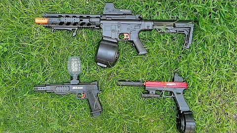 Top 3 Most Powerful Gel Blasters 2022 -  Electric Splatter Ball Toy Gun