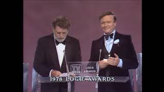 DON Lane final show Don Lane winnining the gold logie and his speech