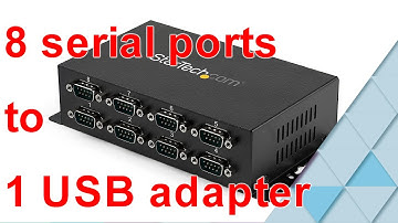 StarTech.com 8 Serial RS232 Ports to USB Adapter