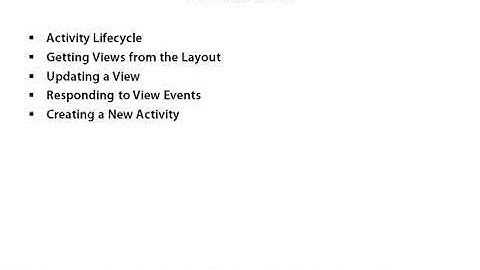 Android Programming Lecture 23