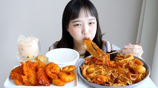 Mala xiang guo Real sound MUKABANG🔥🤦‍♀ft.rice, Guobarou | Eating show ADMR :D
