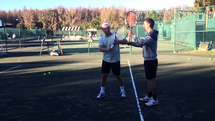 1H Backhand Lesson at Saddlebrook with Howard Moore