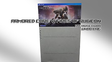 Unboxing Armored Core VI Fires of Rubicon Premium Edition