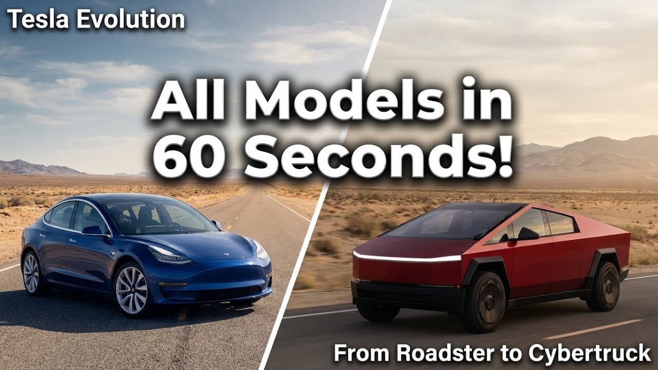 “Tesla's Evolution: Major Model & Design from 2008 to 2026”