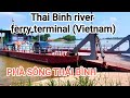 🇩🇪 FÄHRE AUF DEM THAI BINH FLUSS – NORDVIETNAM🇬🇧 FERRY ON THE THAI BINH RIVER–NORTH VIETNAM-Phà Sông