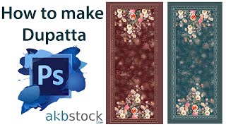 How to make Dupatta in Photoshop