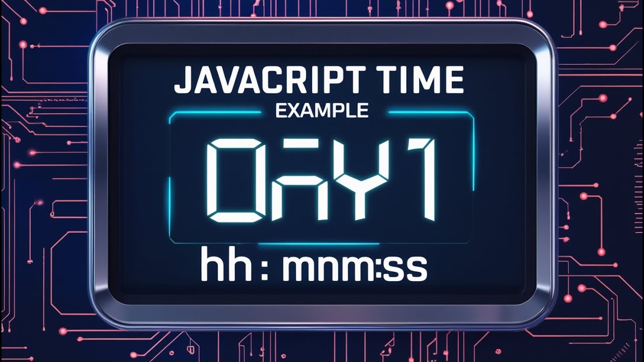 Javascript Date Maybe 1 JavaScript Day 1: Date/Time display Example - YouTube