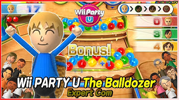 Wii Party U - The Balldozer (Expert com) 🎵 Player Boomer vs Matt vs Akira vs Sophia | AlexGaming