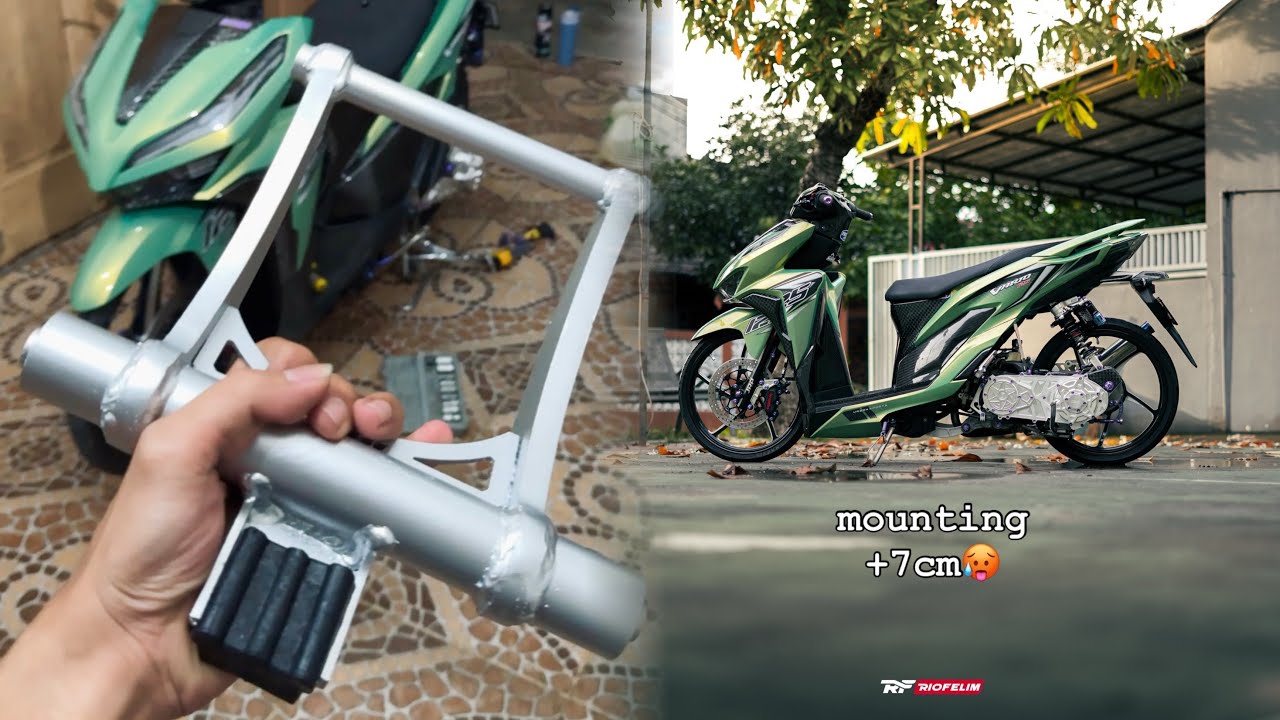 GOKIL GANTENG BANGET NI VARIO DIPAKEIN MOUNTING +7CM🥵