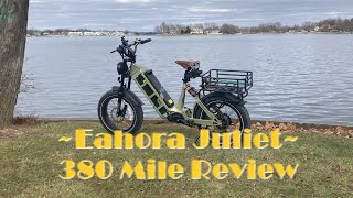 380 Mile Review of the Eahora Juliet - Mid-ride Review  (Hedonic Juliet)