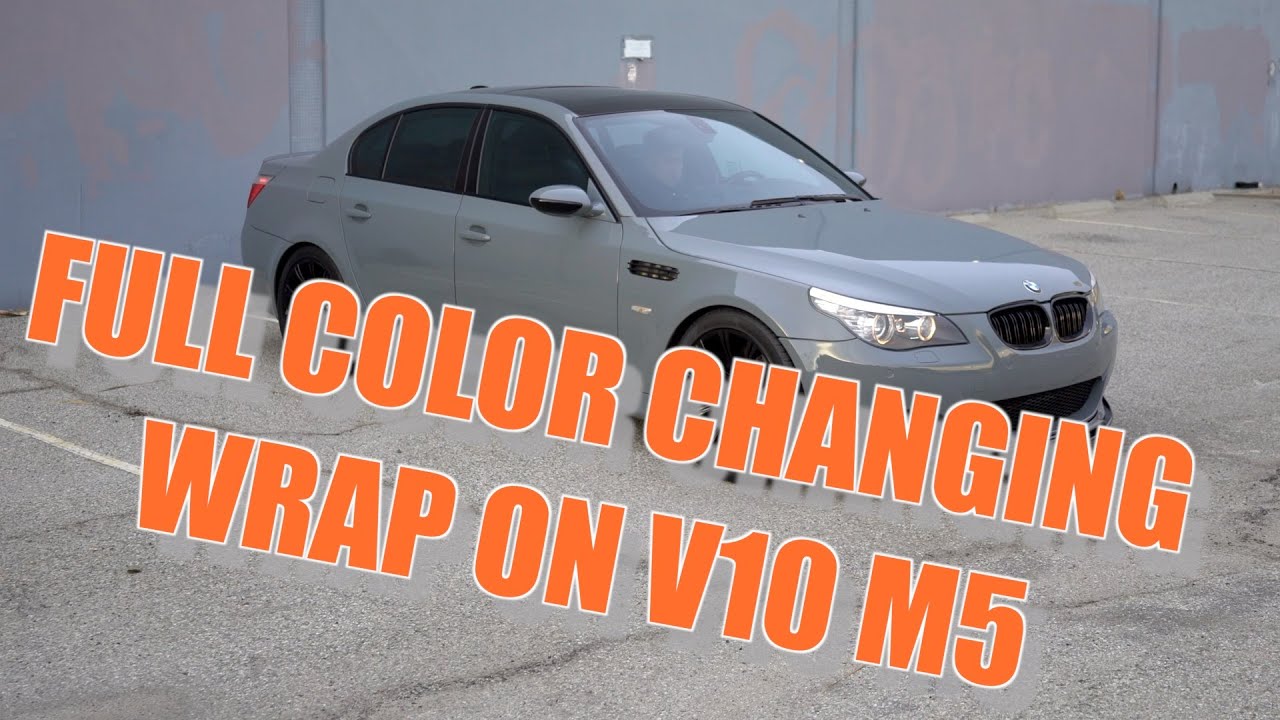 FULL COLOR CHANGING WRAP ON V10 M5