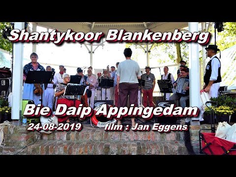 Shantykoor Blankenberge,  Bie Daip Appingedam 24 08 2019