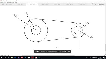 Lesson 2 of 50 Practice 1 Autocad For Mechanical Engineering