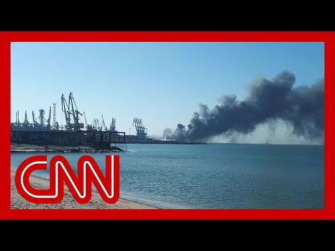 Russian military ship destroyed in Berdyansk, Ukrainian Navy claims