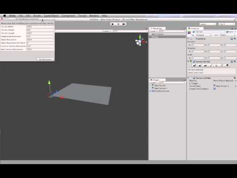 Terrain in Unity