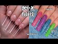 How to do gel-x like a pro *EASY &amp; CHEAP* Trying Makartt Disco Collection | Reflective gel nails