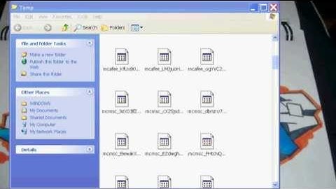 Delete temp files For xp
