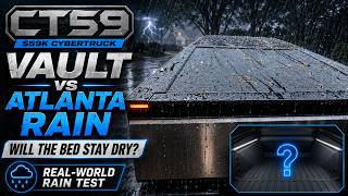 Tesla $59K Cybertruck Vault vs Atlanta Rain Test: Does the Bed Stay Dry?