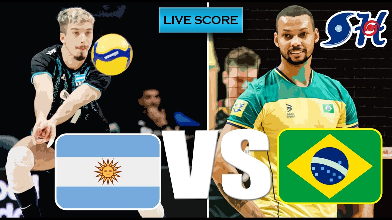 Argentina vs Brazil Volleyball Live ARG vs BRA MEN VNL Live FIVB Volleyball Men Nations League