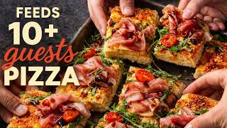 No-Knead Sourdough Sheet Pan Pizza: The 'Pour and Bake' Method"