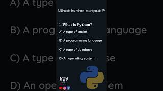 Learn Python Basics with Fun MCQs!🐍#pythonshorts #CodeLife #pythonshorts #youtubeshorts #ytshorts