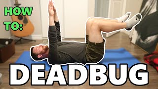 How To Do The Dead Bug Exercise | Core Training For Beginners Wealth