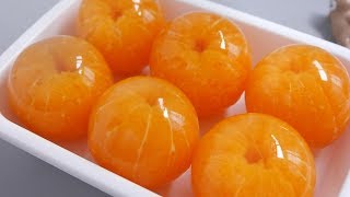 [sub] 탱글탱글 귤 젤리 만들기 l tangerine jelly recipe l 서담(SEODAM)