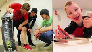 ADIML 60: BIZARRE SKATE INJURY! Fingerboard & Karate!