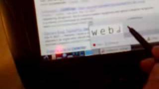 Cellwriter on WebDT 366 tablet running Debian Linux-3