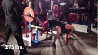 BENCH PRESS RAW - Jennifer Thompson 140kg (309lbs)