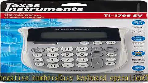 Texas Instruments TI-1795 SV Standard Function Calculator