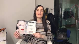 Каждая девочка, прошедшая Обучение по бровям получает именной сертификат Каждая девочка, прошедшая Обучение по бровям получает именной сертификат