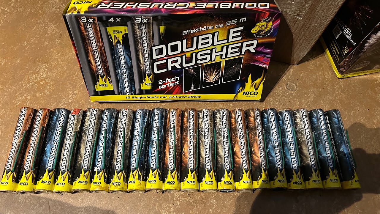 20x Double Crusher Single Shot | Nico Feuerwerk