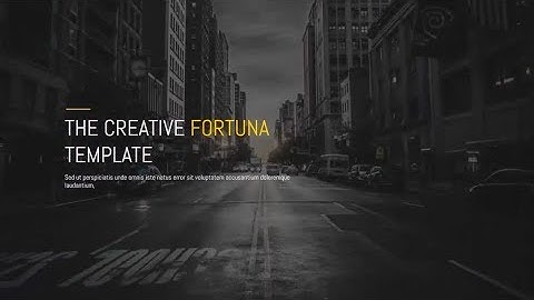FORTUNA - Multipurpose Presentation Template (PowerPoint)
