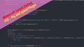 Fly and Speed Plugin | Minecraft Spigot Coding
