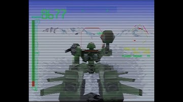 Armored Core: Project Phantasma (PS1) (4K CRT View) - Confrontation