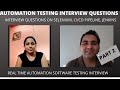 Automation Testing Interview Experience| Real Time Interview Question & Answer| Part 2