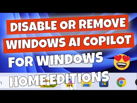 How To Remove Or Disable Windows 11 Home Copilot Application Without Group Policy Editor