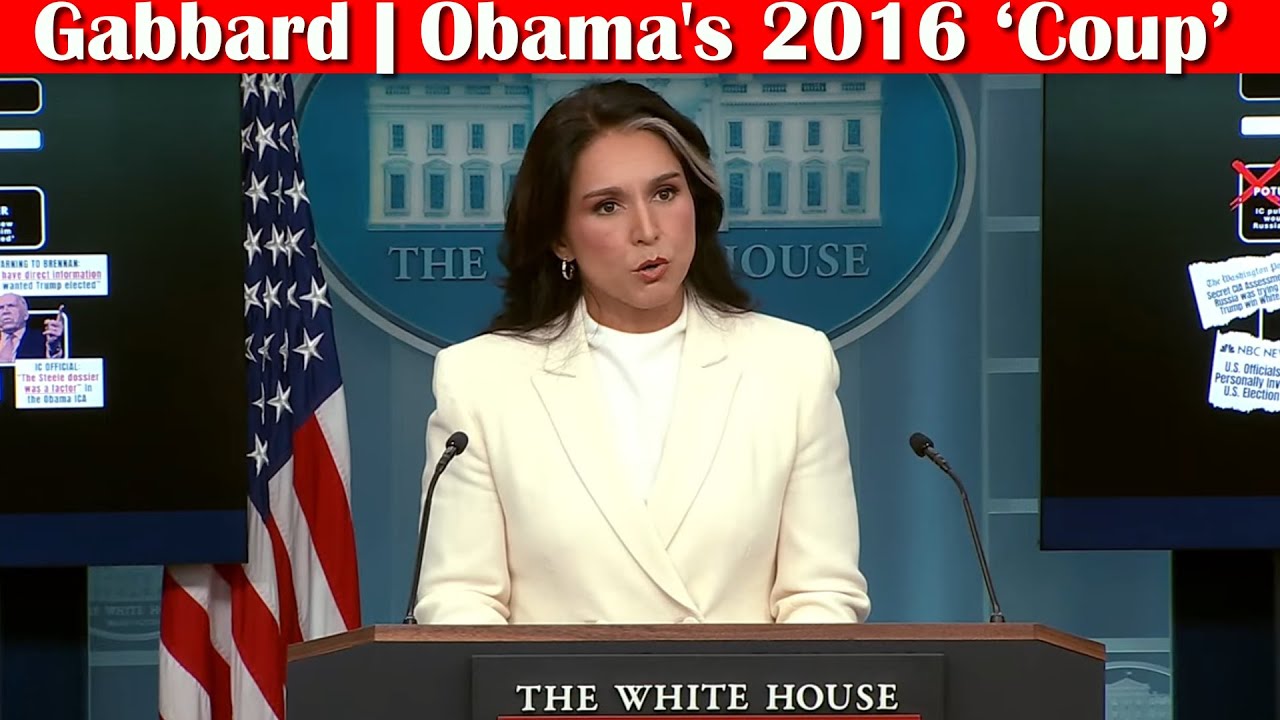 Tulsi Gabbard’s Bombshell: Obama Accused of 2016 Election ‘Coup’ at White House Briefing