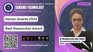 Dr Veronica Irais Solis Tinoco | Universidad Nacional Autonoma de Mexico |  Women Researcher Award