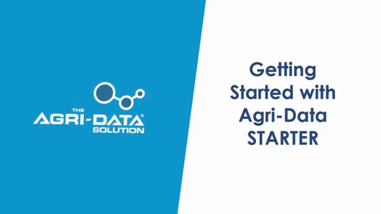 Getting Started with Agri-Data Starter